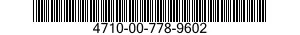 4710-00-778-9602  4710007789602 007789602