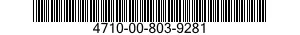 4710-00-803-9281  4710008039281 008039281