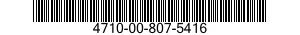 4710-00-807-5416  4710008075416 008075416
