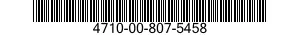 4710-00-807-5458  4710008075458 008075458