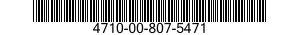 4710-00-807-5471  4710008075471 008075471