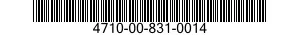 4710-00-831-0014  4710008310014 008310014