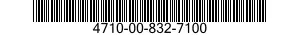 4710-00-832-7100  4710008327100 008327100