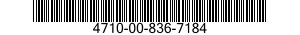 4710-00-836-7184  4710008367184 008367184