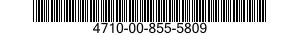 4710-00-855-5809  4710008555809 008555809