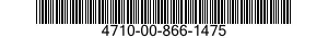 4710-00-866-1475  4710008661475 008661475