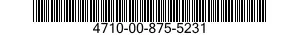4710-00-875-5231  4710008755231 008755231