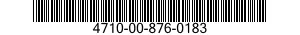 4710-00-876-0183  4710008760183 008760183