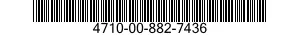 4710-00-882-7436  4710008827436 008827436