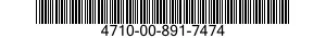4710-00-891-7474  4710008917474 008917474