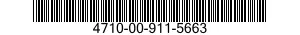 4710-00-911-5663  4710009115663 009115663