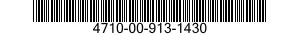 4710-00-913-1430  4710009131430 009131430