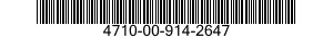 4710-00-914-2647  4710009142647 009142647