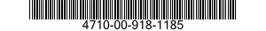 4710-00-918-1185  4710009181185 009181185