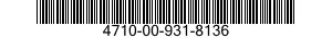 4710-00-931-8136  4710009318136 009318136