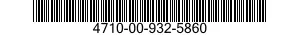 4710-00-932-5860  4710009325860 009325860