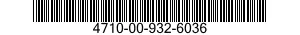 4710-00-932-6036  4710009326036 009326036