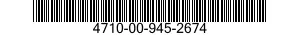 4710-00-945-2674  4710009452674 009452674
