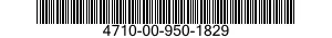 4710-00-950-1829  4710009501829 009501829