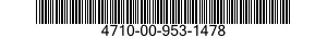 4710-00-953-1478  4710009531478 009531478