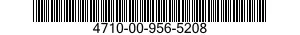 4710-00-956-5208  4710009565208 009565208