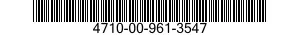 4710-00-961-3547  4710009613547 009613547