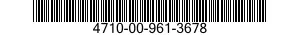 4710-00-961-3678  4710009613678 009613678