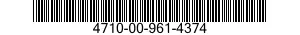 4710-00-961-4374  4710009614374 009614374