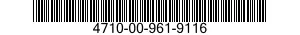 4710-00-961-9116  4710009619116 009619116