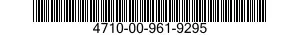 4710-00-961-9295  4710009619295 009619295