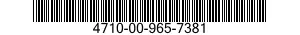 4710-00-965-7381  4710009657381 009657381