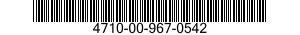 4710-00-967-0542  4710009670542 009670542