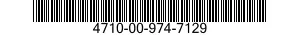 4710-00-974-7129  4710009747129 009747129