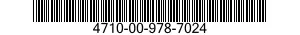 4710-00-978-7024  4710009787024 009787024