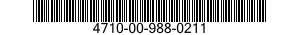 4710-00-988-0211  4710009880211 009880211