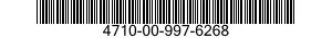 4710-00-997-6268  4710009976268 009976268