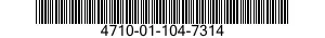4710-01-104-7314  4710011047314 011047314