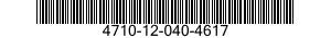 4710-12-040-4617  4710120404617 120404617