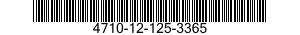4710-12-125-3365  4710121253365 121253365