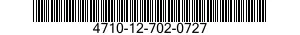 4710-12-702-0727 PIPE,BENT,METALLIC 4710127020727 127020727