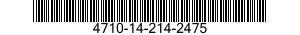 4710-14-214-2475  4710142142475 142142475