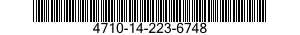 4710-14-223-6748  4710142236748 142236748