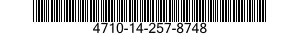 4710-14-257-8748  4710142578748 142578748