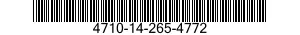 4710-14-265-4772  4710142654772 142654772