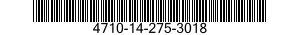 4710-14-275-3018  4710142753018 142753018