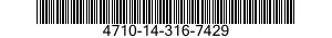 4710-14-316-7429  4710143167429 143167429
