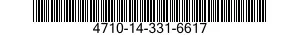 4710-14-331-6617  4710143316617 143316617
