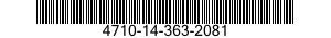 4710-14-363-2081  4710143632081 143632081