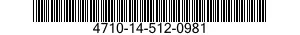 4710-14-512-0981  4710145120981 145120981