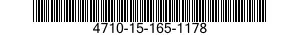 4710-15-165-1178 TUBO S.A.A. 4710151651178 151651178
